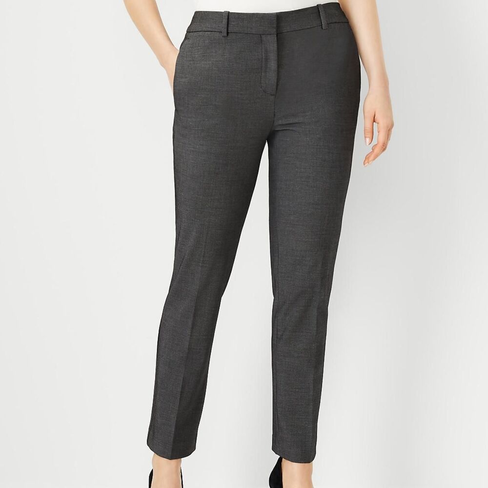 Ann-taylor Women's Grey and Black Trousers